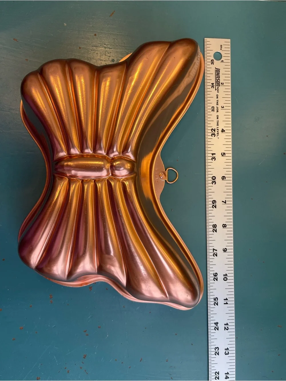 E Clare Copper Butterfly Mold Retro Wall Hanging Kitchen Decor Vintage